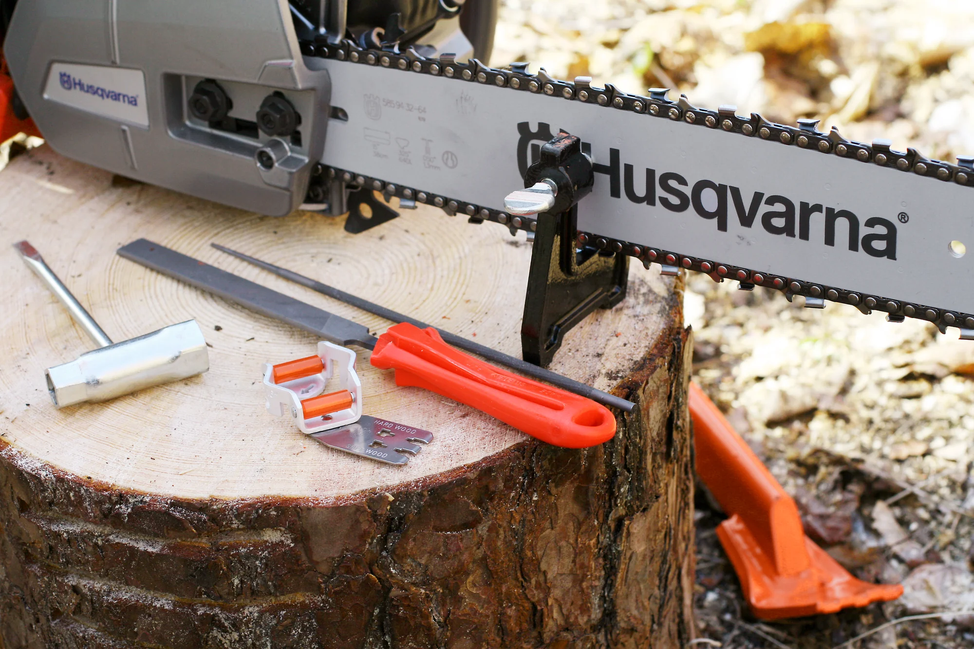 Husqvarna Round and Flat File Handle - Image 3