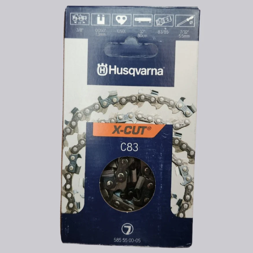 Husqvarna C83 Full Chisel X-CUT Chainsaw Chain (2-Pack) - Image 6